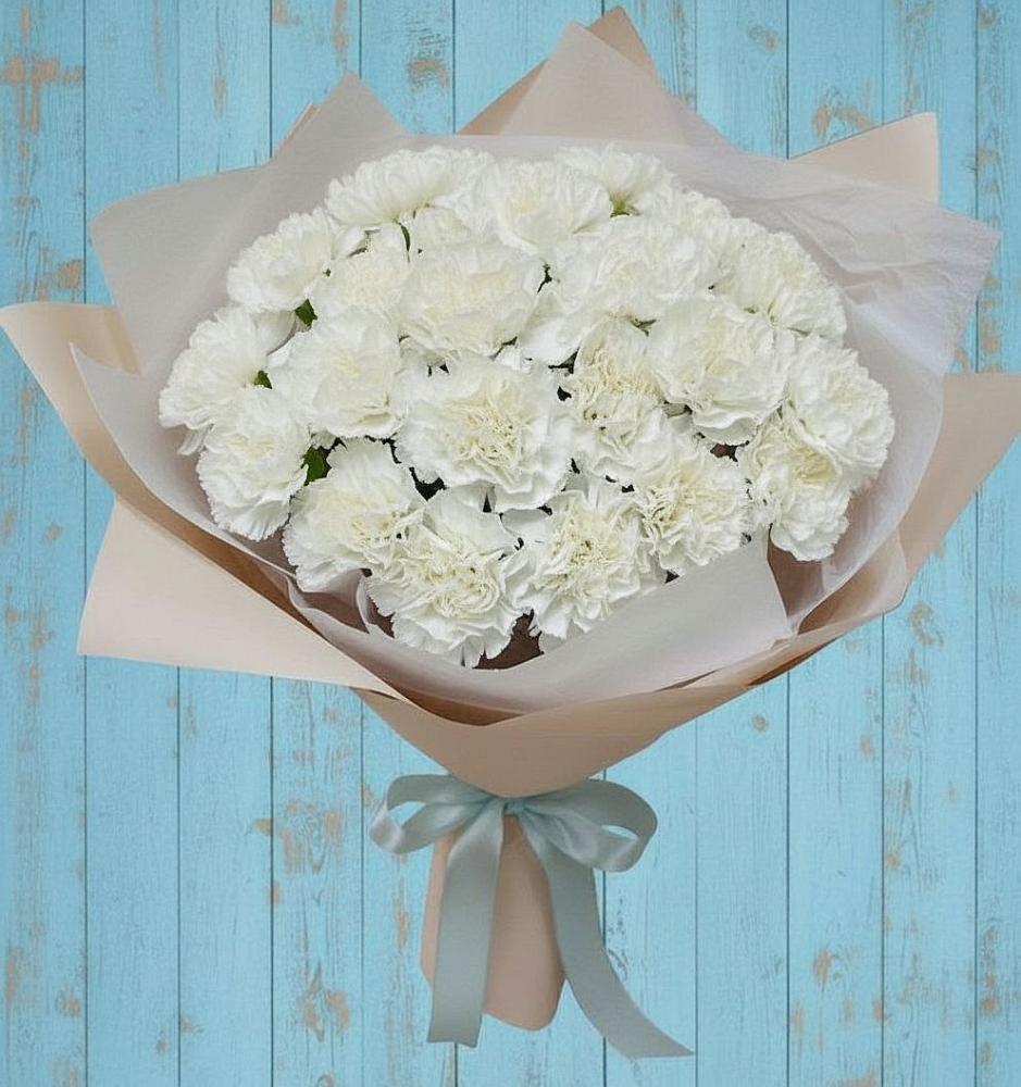 Букет цветов из: Гвоздики в Миассе