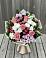 Букет цветов из: Альстромерии, Гвоздики, Розы и Хризантемы в Миассе