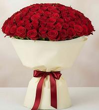 Букет 101 Красная роза Милано в Миассе