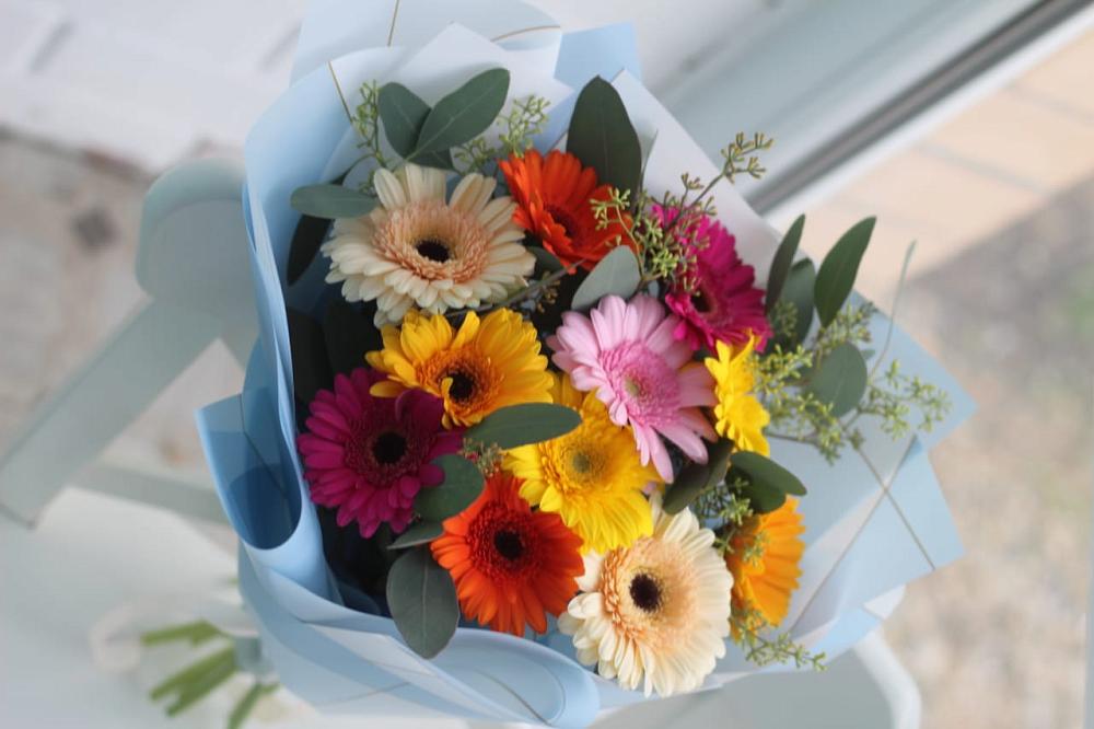 Букет цветов из: Герберы в Миассе