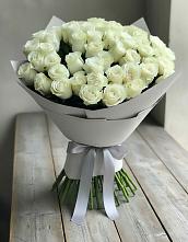 Букет 35 Белых роз в Миассе