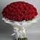 Букет 101 Красная роза Блэк Мэджик в Миассе
