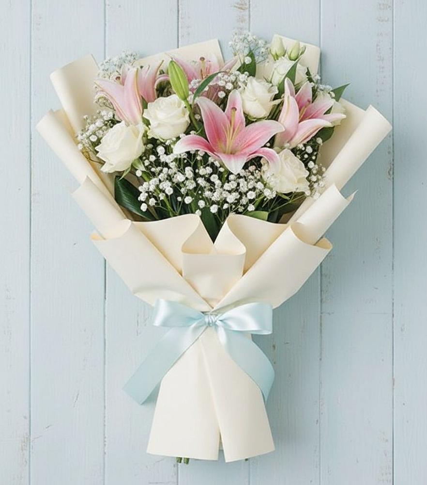 Букет цветов из: Лилии в Миассе