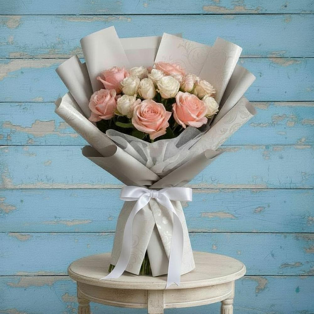 Букет цветов из: Розы в Миассе