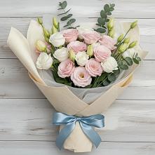 Букет цветов из:  Лизиантусы в Миассе