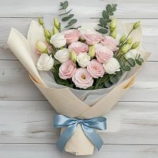 Букет цветов из:  Лизиантусы в Миассе