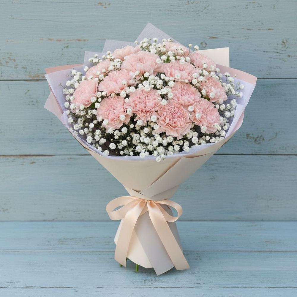 Букет цветов из: Гвоздики в Миассе