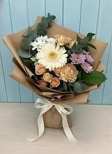 Букет цветов из:  Герберы и Хризантемы в Миассе