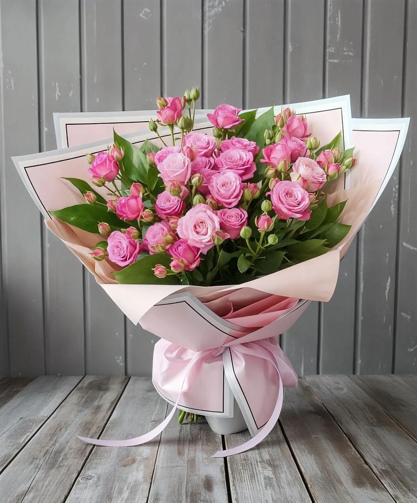 Букет Розовый кустик в Миассе