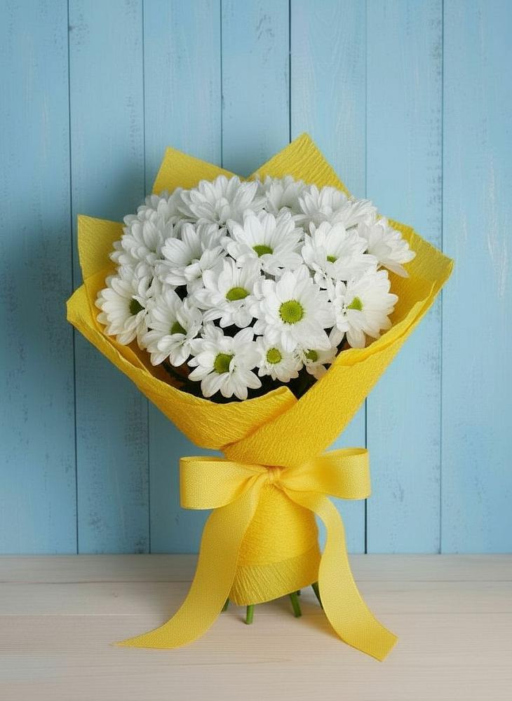 Букет цветов из: Хризантемы в Миассе