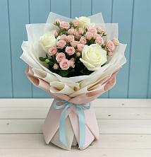 Букет цветов из:  Розы в Миассе