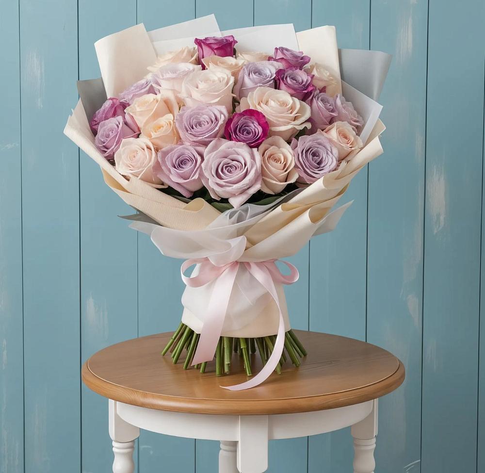Букет цветов из: Розы в Миассе