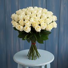 Букет 51 Белая роза Эдлесс Лав #REPLACE_PRED# Миассе