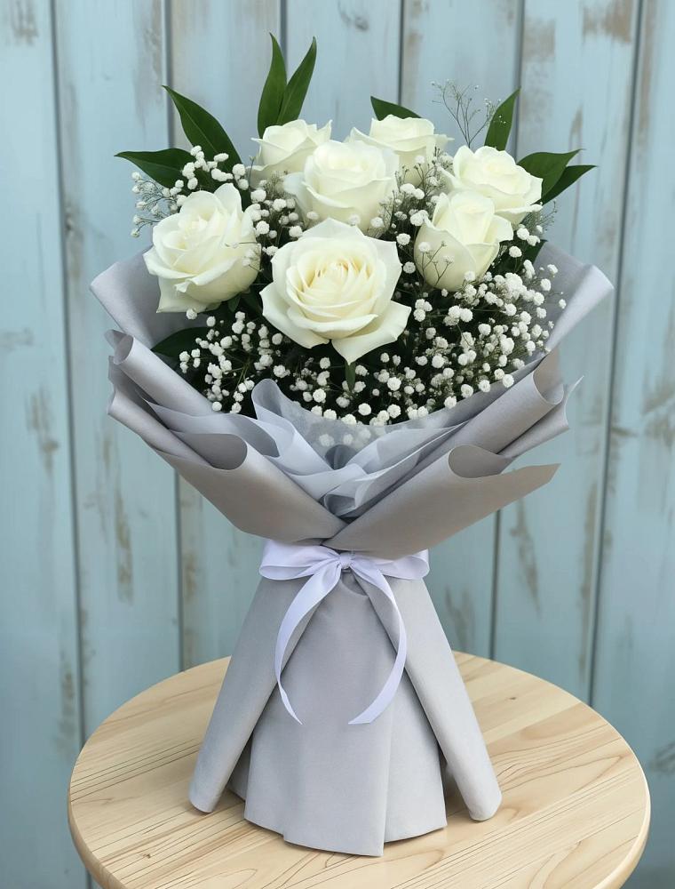 Букет цветов из: Розы в Миассе