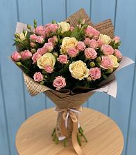 Букет цветов из:  Розы в Миассе