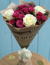 Букет цветов из:  Розы в Миассе