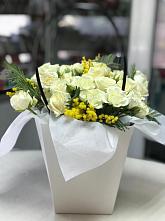 Цветочная композиция из Розы  в Миассе