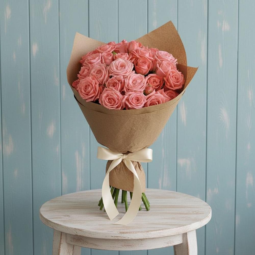 Букет цветов из: Розы в Миассе