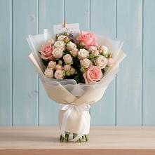 Букет цветов из:  Розы в Миассе