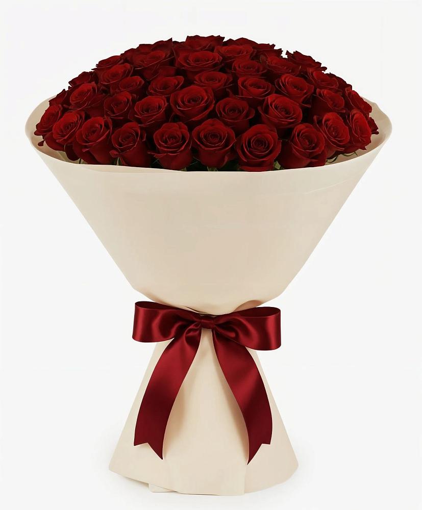 Букет 101 Бордовая роза Блэк Бакарра в Миассе