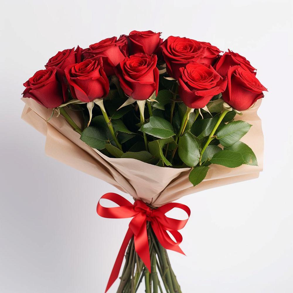 Букет 11 Красных роз Эдлесс Лав в Миассе