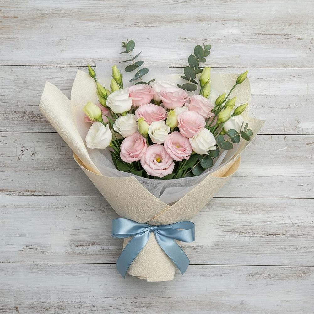 Букет цветов из: Лизиантусы в Миассе